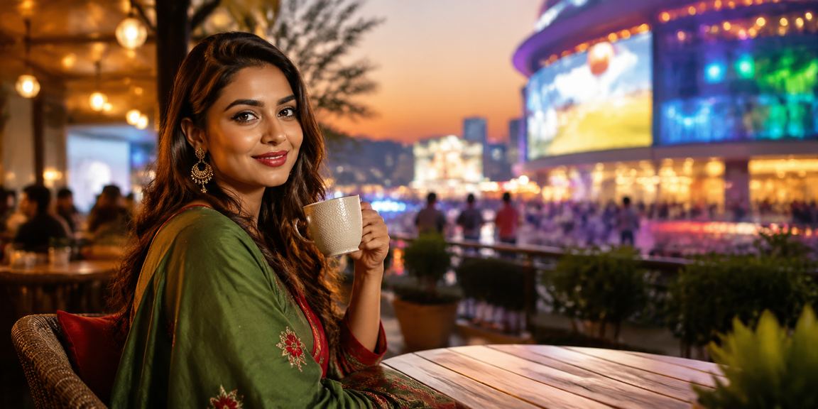 Celebrating the Red Envelope Bonus Festival Under Neon Lights in Gazipur